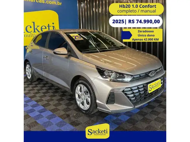Carro Hyundai HB20 2025 Comfort 1.0 (Flex)