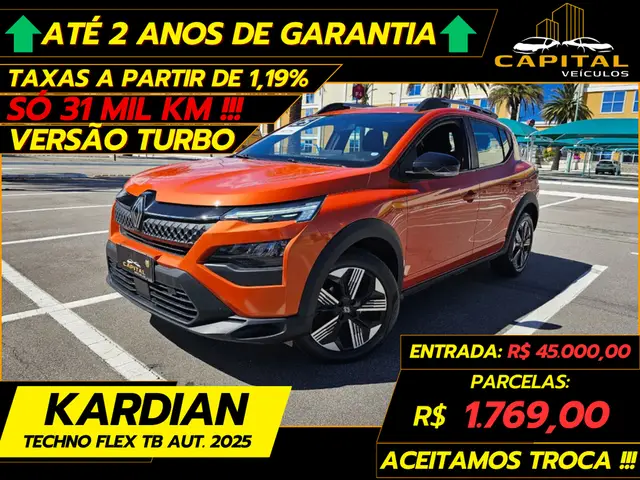 Carro Renault Kardian 2025 Techno 1.0 Turbo AT