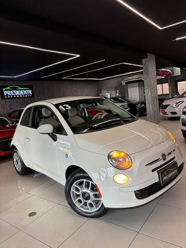 Carro Fiat 500 2013 Cult Dualogic 1.4 8V