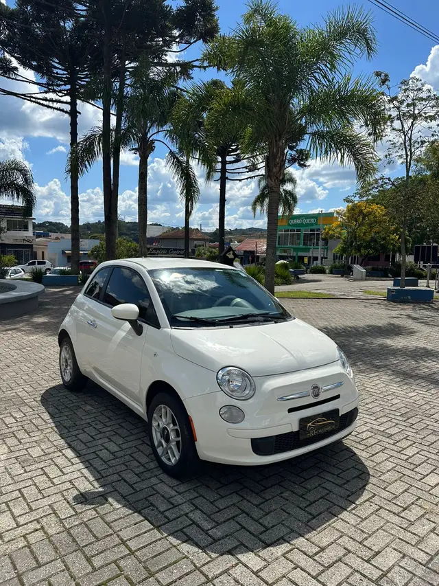 Carro Fiat 500 2013 Cult Dualogic 1.4 8V