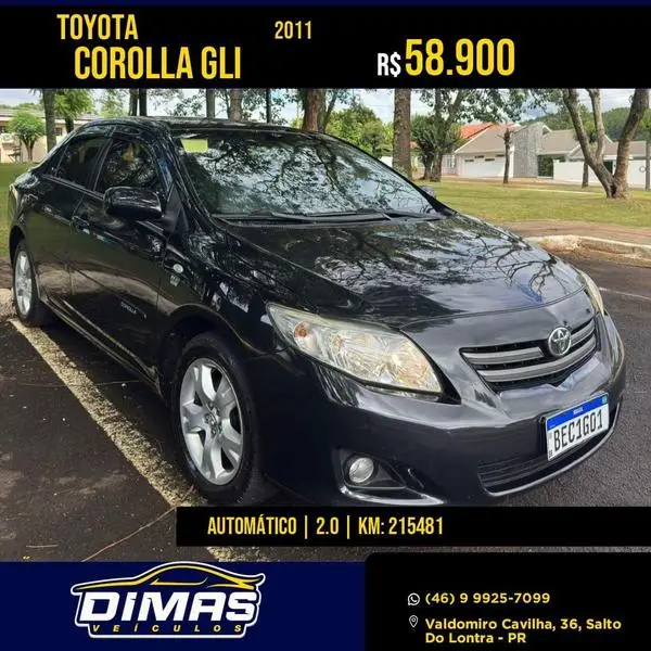 Carro Toyota Corolla 2011 2.0 Altis Multi-Drive S (Flex)