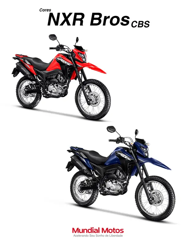 Moto Honda NXR 160 2026 Bros CBS