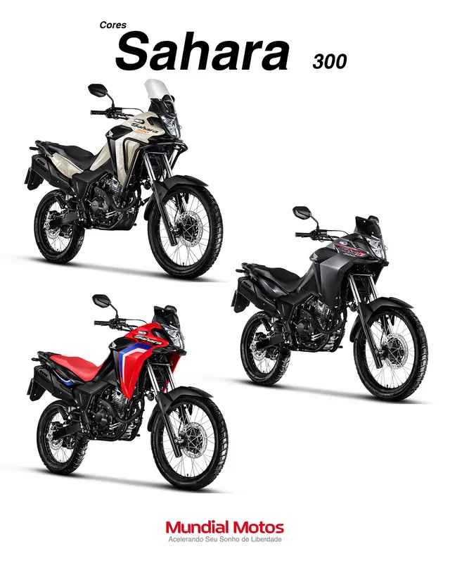 Moto Honda XRE Sahara 300 2026 ABS