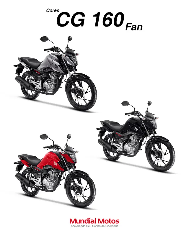 Moto Honda CG 160 2026 Fan