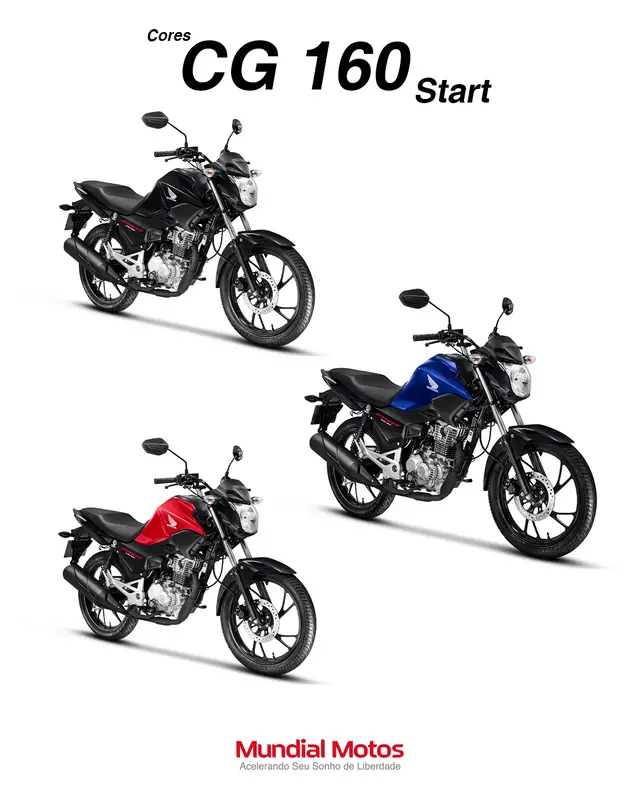 Moto Honda CG 160 2026 Start