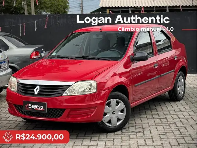 Carro Renault Logan 2013 Authentique 1.0 16V (flex)