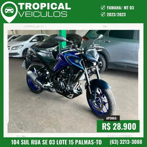 Moto Yamaha MT-03 2023 ABS