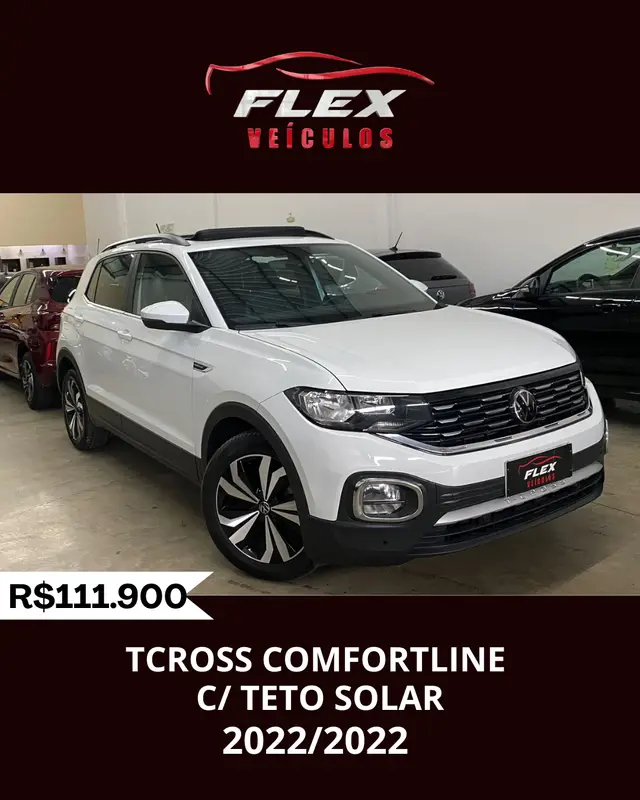 Carro Volkswagen T-Cross 2022 1.0 200 TSI Comfortline (Aut) (Flex)