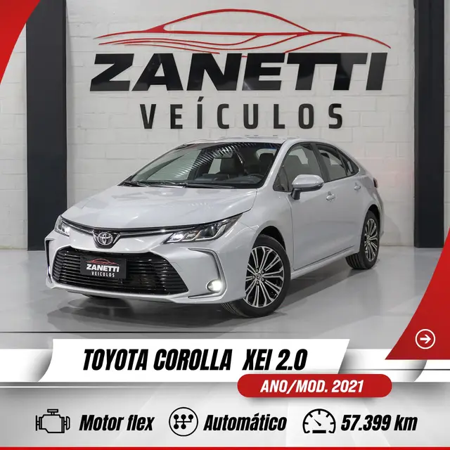 Carro Toyota Corolla 2019 2.0 XEi Multi-Drive S (Flex)