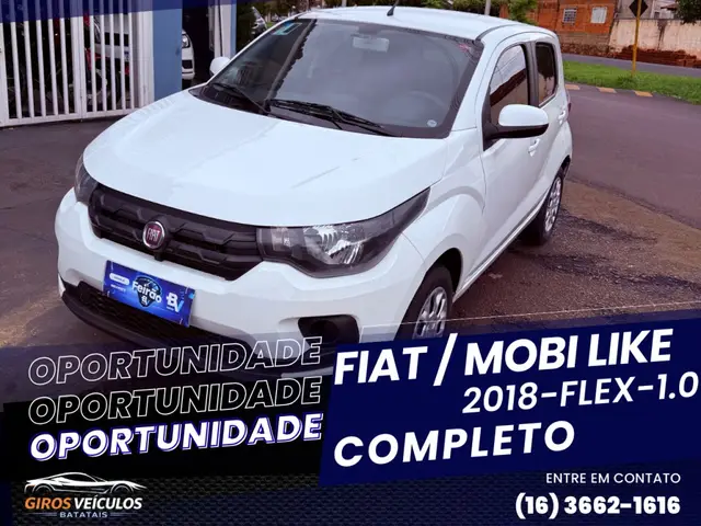 Carro Fiat Mobi 2018 Like 1.0