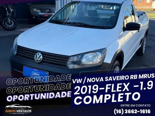 Carro Volkswagen Saveiro 2019 Robust 1.6 MSI CS (Flex)