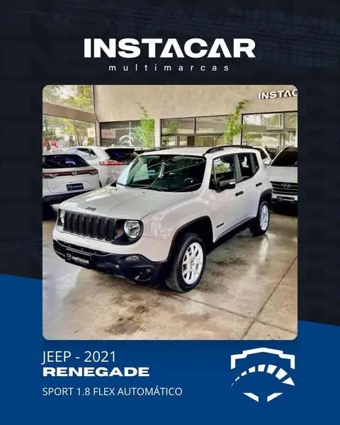 Carro Jeep Renegade 2021 Sport 1.8 4x2 (Aut) (Flex)