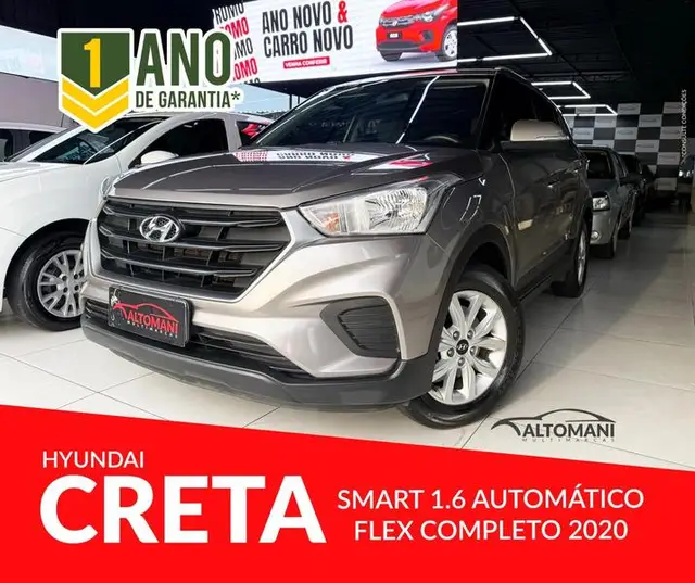 Carro Hyundai Creta 2020 Smart 1.6 (Aut) (Flex)