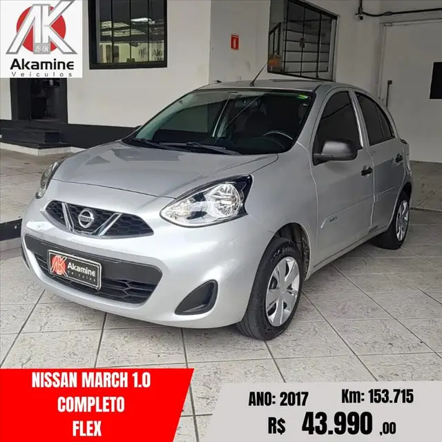 Carro Nissan March 2017 1.0 12V S (Flex)