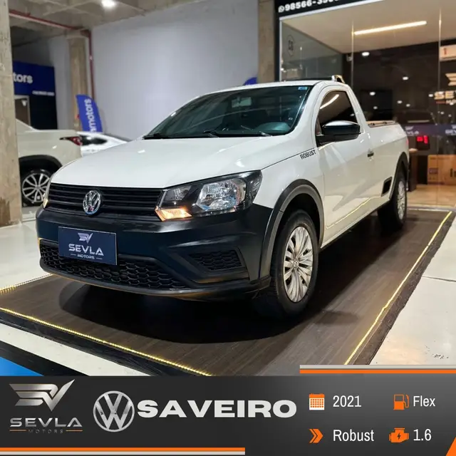 Carro Volkswagen Saveiro 2021 Robust 1.6 MSI CD (Flex)