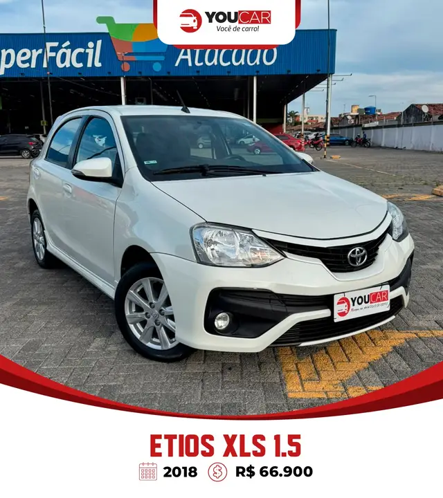 Carro Toyota Etios 2018 XLS 1.5 (Aut) (Flex)