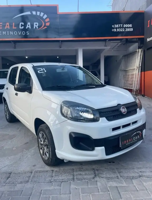 Carro Fiat Uno 2021 Attractive 1.0