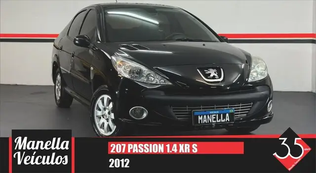 Carro Peugeot 207 Sedan 2012 207 Passion XR Sport 1.4 8V (flex)