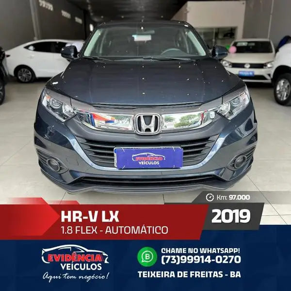 Carro Honda HR-V 2019 EX CVT 1.8 I-VTEC FlexOne