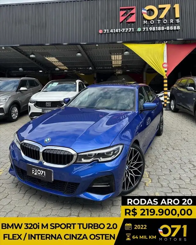 Carro BMW 320i 2022 M Sport 2.0 Turbo (Aut)