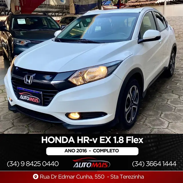 Carro Honda HR-V 2016 EX CVT 1.8 I-VTEC FlexOne