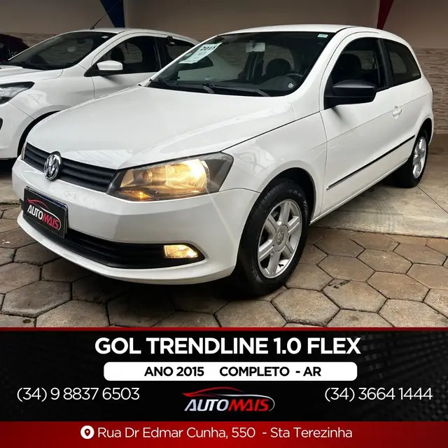Carro Volkswagen Gol 2015 1.0 TEC Trendline (Flex) 2p