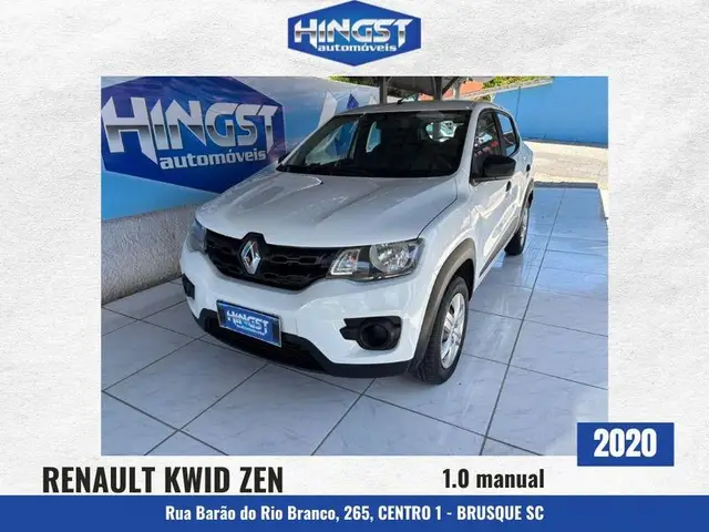 Carro Renault Kwid 2020 Zen 1.0 12v SCe (Flex)
