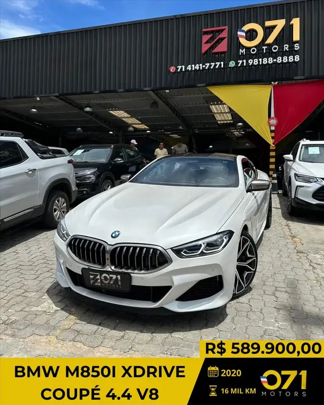 Carro BMW M850i 2020 xDrive Coupé V8 Twinpower 4.4 (Aut)
