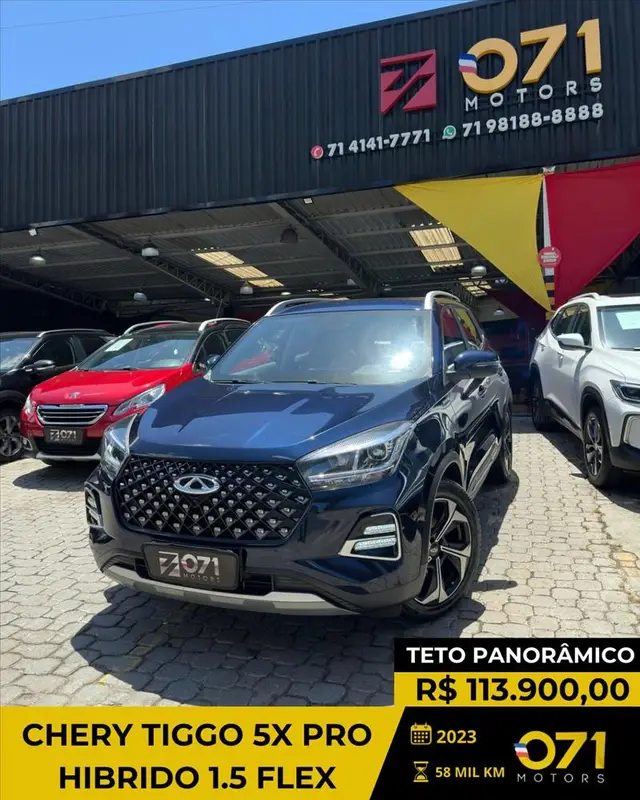 Carro CAOA Chery Tiggo 5X Pro 2023 1.5 Turboflex (Aut)