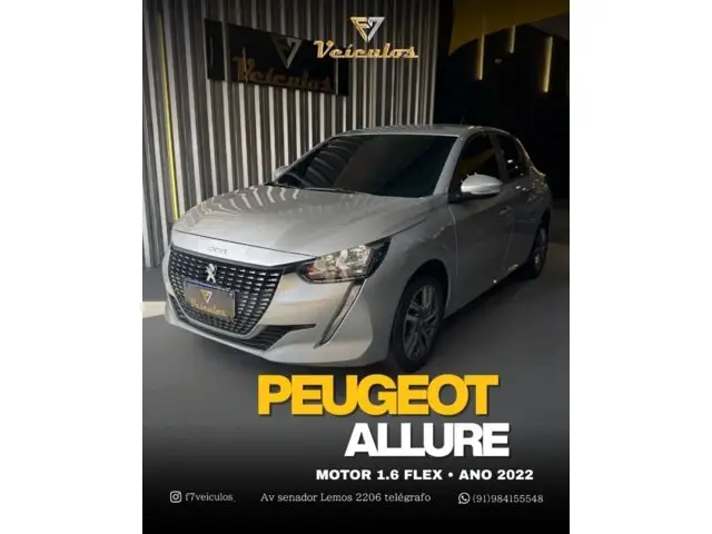 Carro Peugeot 208 2022 Allure 1.6 (Flex) (Aut)