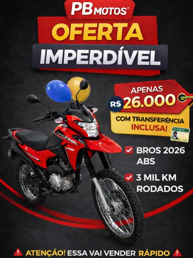 Moto Honda NXR 160 2026 Bros ABS