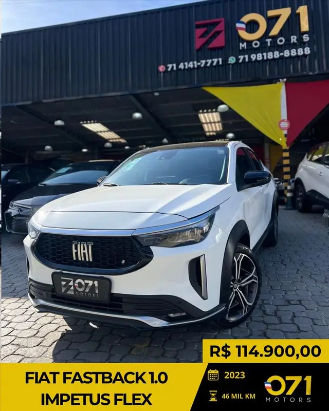Carro Fiat Fastback 2023 Impetus Turbo 200 (Flex) (Aut)
