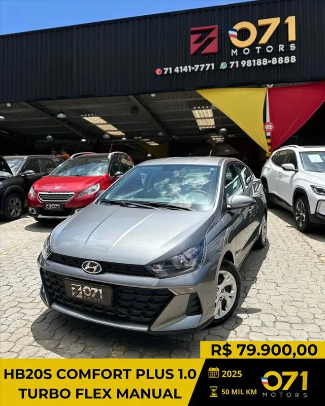 Carro Hyundai HB20 2025 Comfort Plus 1.0 (Mec.)