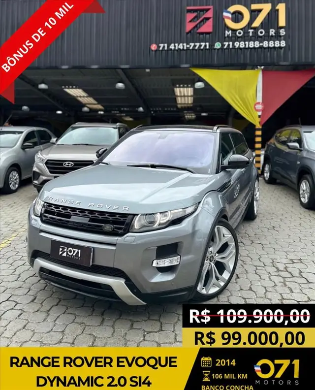 Carro Land Rover Range Rover Evoque 2014 2.0 Si4 Dynamic Tech Pack