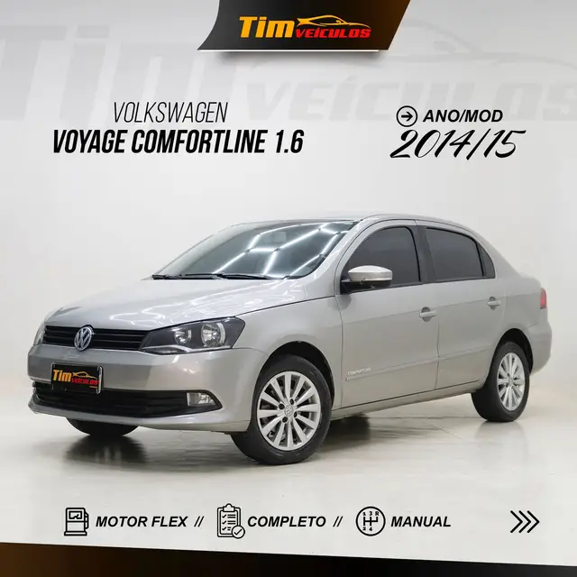 Carro Volkswagen Voyage 2015 1.6 VHT Highline (Flex)