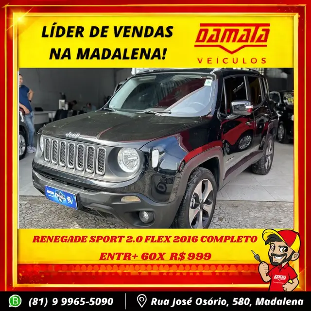 Carro Jeep Renegade 2016 Sport 2.0 TDI 4x4 (Aut)