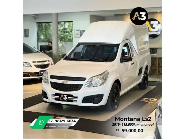 Carro Chevrolet Montana 2019 LS 1.4 (Flex)