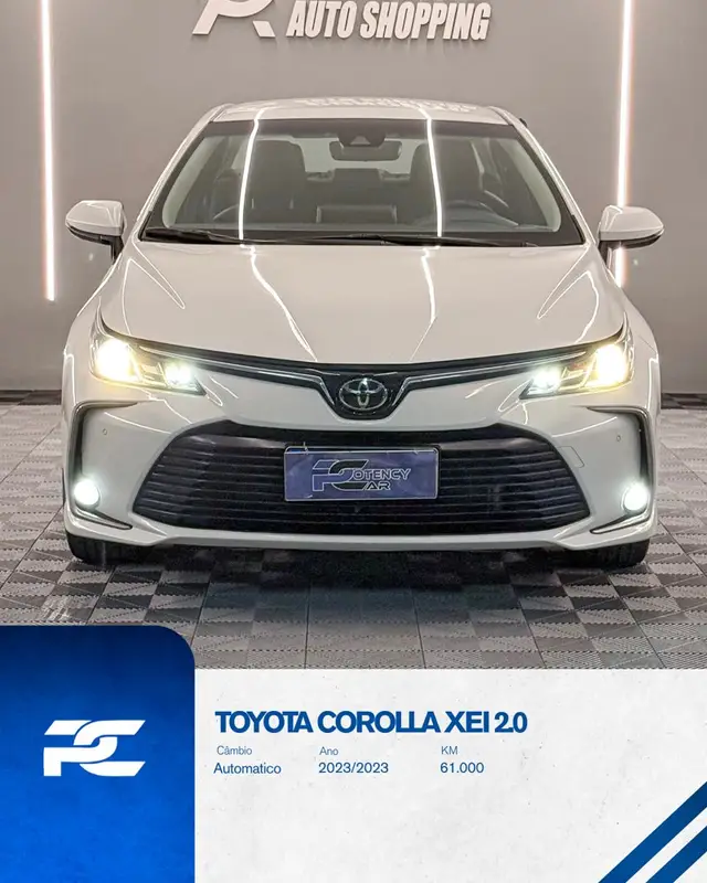 Carro Toyota Corolla 2023 XEi 2.0 Flex