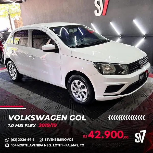 Carro Volkswagen Gol 2019 1.0 12v (Flex)
