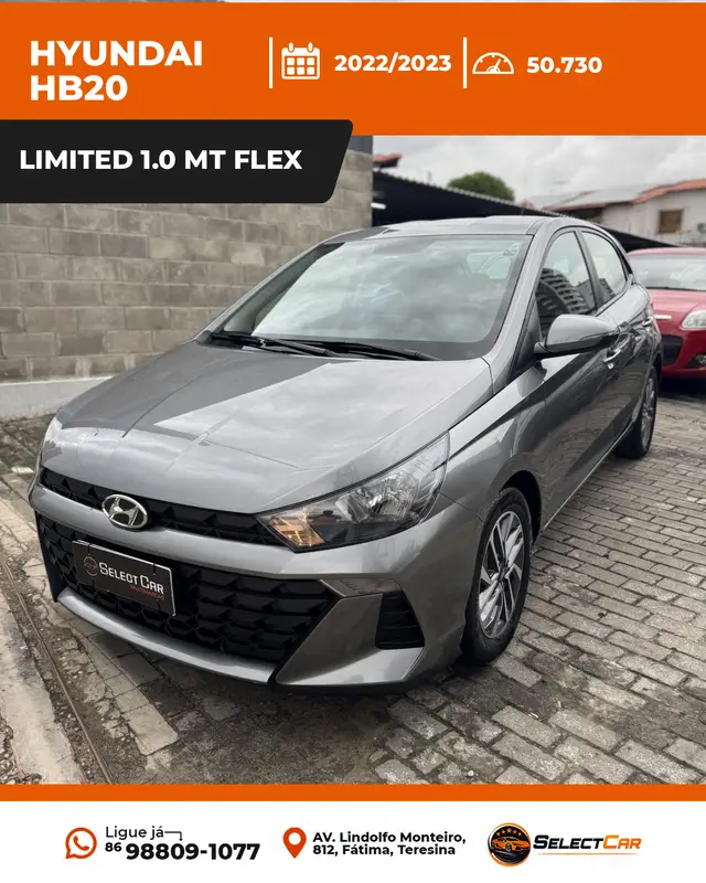Carro Hyundai HB20 2023 Limited 1.0 (Flex)