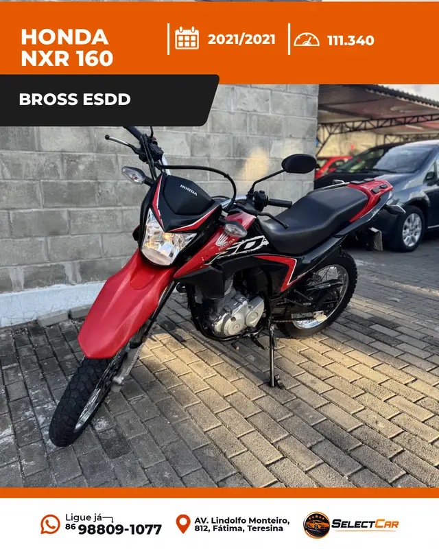Moto Honda NXR 160 2021 Bros ESDD