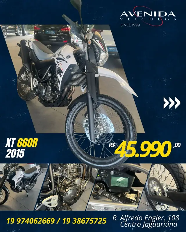 Moto Yamaha XT 660 R 2015 R