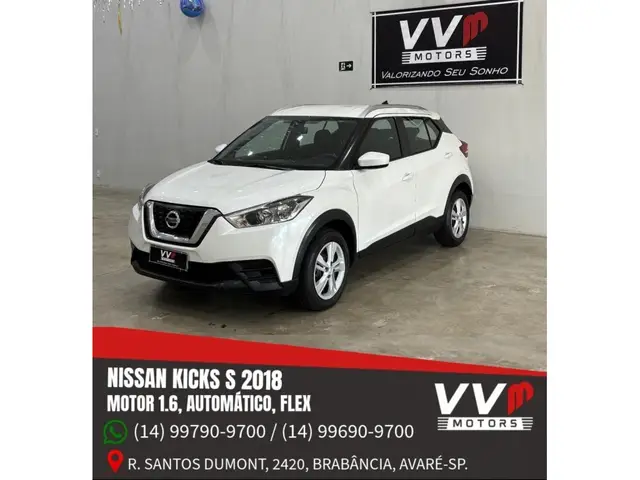 Carro Nissan Kicks 2018 1.6 S CVT (Flex)