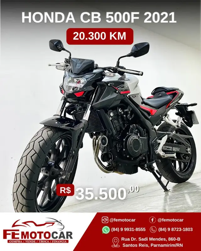 Moto Honda CB 500F 2021 (ABS)