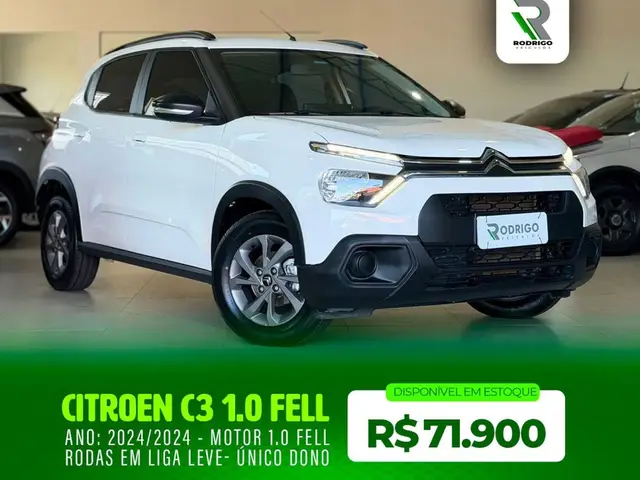 Carro Citroën C3 2024 Feel 1.0