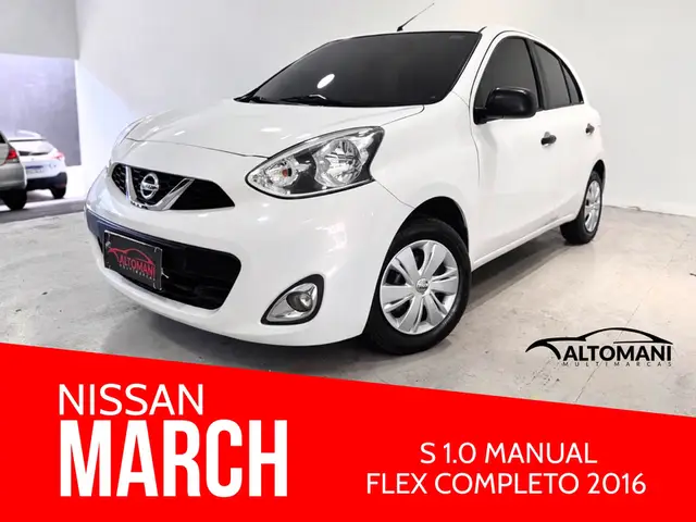 Carro Nissan March 2016 1.0 12V S (Flex)