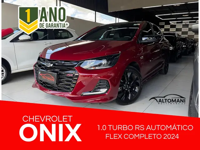 Carro Chevrolet Onix 2024 RS 1.0 Turbo (Aut.)