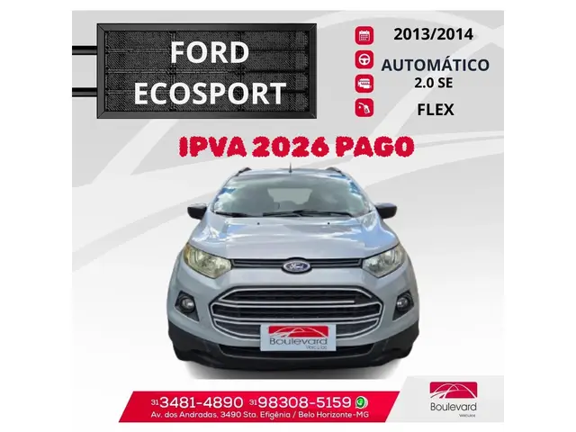 Carro Ford EcoSport 2014 Ecosport SE 2.0 16V Powershift (Flex)