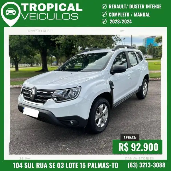Carro Renault Duster 2024 Intense 1.6 16V (Flex)