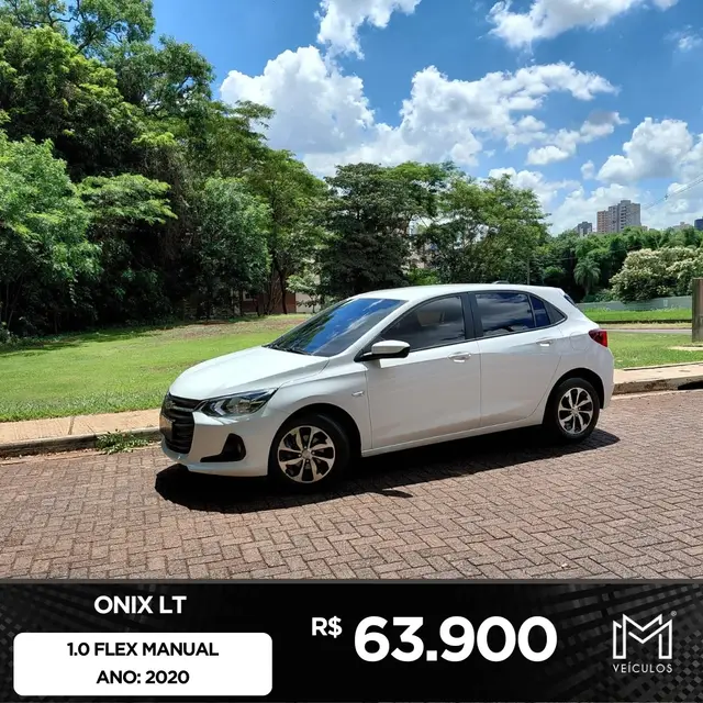Carro Chevrolet Onix 2020 LT 1.0 Turbo (Flex)